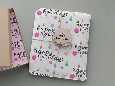 Wrapping paper 🎁 graphic design