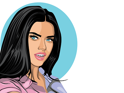 Adriana Lima 2d art art digital art digital artist digital drawing digital illustration digital painting digital portrait drawing illustration illustration art illustrator vector