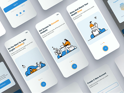 Cryptocurrency Application cryptocurrency app mobile app uidesign
