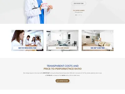 Dental Website Design adobe illustrator adobe illustrator cc adobe photoshop branding css graphic design html illustration landing page logo logo design printing printing design psd psd to html psd web site ui ux web design website