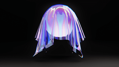 Iridescence Cloth 3d