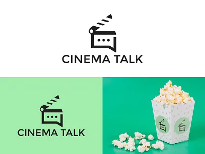 Cinema Talk Logo Mark app icon design brand identity branding chat cinema talk logo colorful creative design ecommerce entertainment graphic design icon identity logo logo design logos modern logo talk logo ui vector