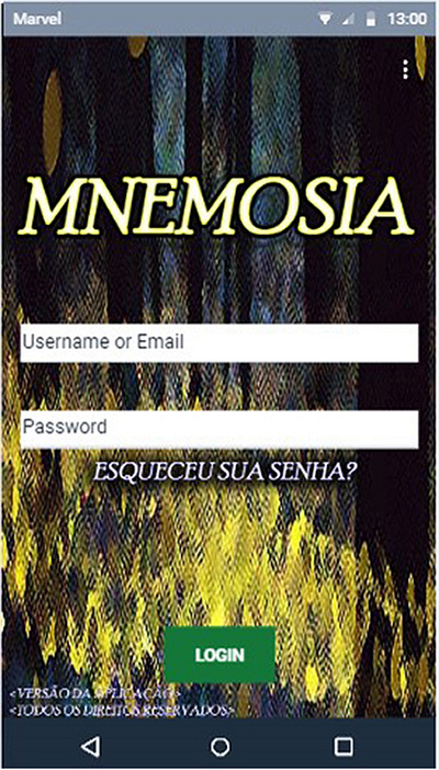 MNEMOSIA - Concept app app assignment concept design engineering graphic design illustration mnemosia software ui