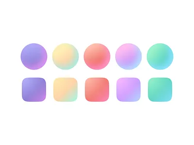 Gradients study branding colors gradients