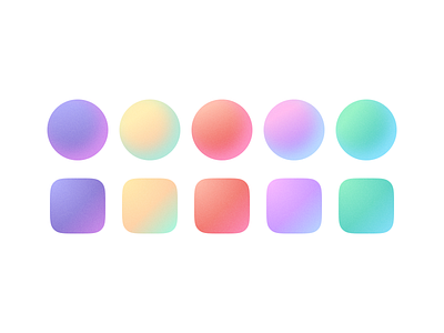 Gradients study branding colors gradients