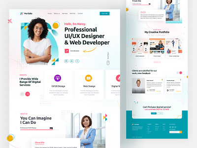 Freelance Graphic Designer Portfolio Website cpdesign creativepeoples design freelancer hireme landing page personal portfolio personal profile trending ui web web designer web developer website designer