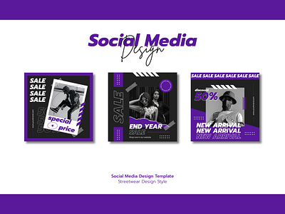 Social Media Design Streetwear Style advertising design banner design branding design corporate design creative brand design graphic design instagraam post design product design promotional sale design social media social media design streetwear style