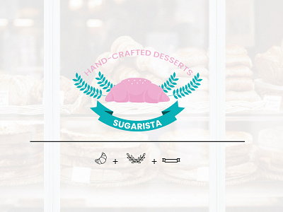 Logo Design for Sugarista 2d 2d art brand branding design digital digital art food food logo graphic design identity branding illustration logo vector