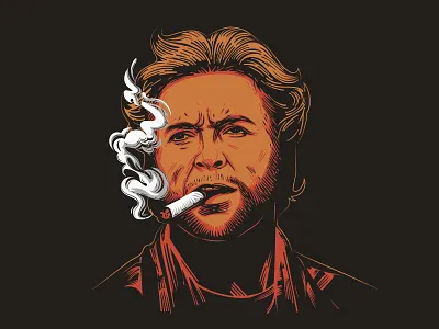 stylish smoking vector art beard man design graphic hollywood actors smoking illustration pop art portait portrait illustration smoke vector art smoking illustration smoking vector art vector vector artwork