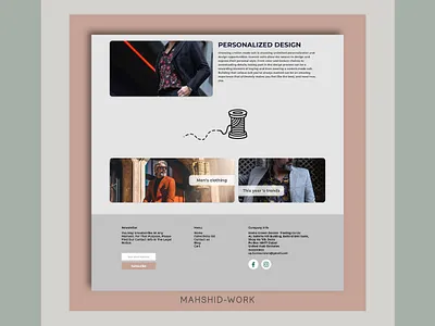 RAAD FASHION HOUSE branding graphic design ui