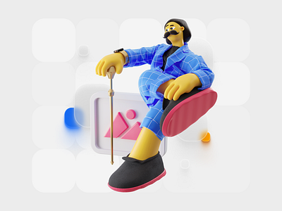 3D Characters — 03/03 3d annual c4d character characterdesign coronarender email illustration mailru vk