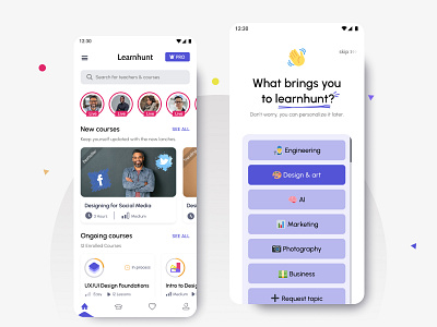 E-learning app📖: Mobile concept branding couch design e learning education learning learning app mentee mobile ui phone ui school teacher teaching ui ux uxui