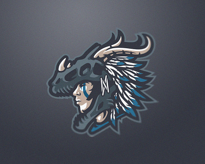 APACHE logo mascot branding character design e sport esport illustration indiana logo logodesign mascotlogo vector