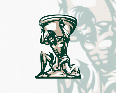 ATLAS logo design atlas branding character design graphic design illustration logo logodesign vector