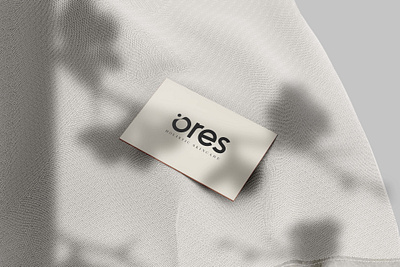 Ores Skincare Logo businesscard designlogo graphicdesign logo logodesign morphgr morphstudio skincare