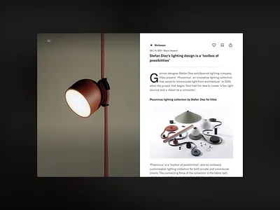 DesignReels article blog design app editorial magazine magazine app news news app newspaper publication stories