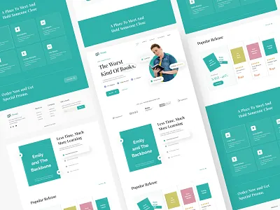 Fread - Book Publisher & Book Author Landing Page illustrator