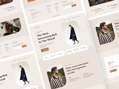 Palley - Fashion & Lifestyle Landing Page illustrator