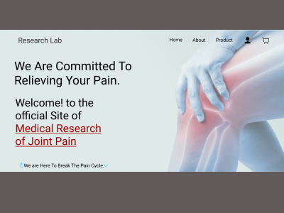 Medical Research of Joint Pain Web UI 3d app branding design graphic design icon illustration logo ui