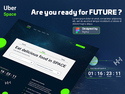 Concept UI design for UBER ! concept design figma graphic design ui ui design web design