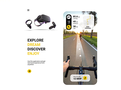 VR Travel Mobile Application adobe xd application design design illustration logo minimal minimalist mobile ui ui visualization