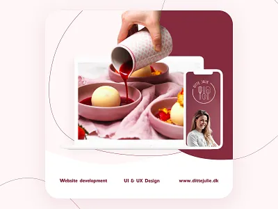 Baking Community Web Design baking branding digital product ditte julie graphic design interface ui ux web design webpage website