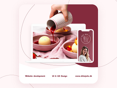 Baking Community Web Design baking branding digital product ditte julie graphic design interface ui ux web design webpage website