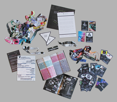 IIIPOINTS MUSIC FESTIVAL: DESIGN COLLATERAL branding design festival illustration music
