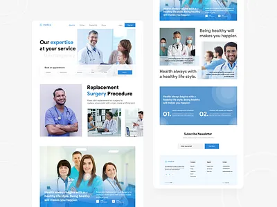 Medical Landing page branding colorful ui design design free ui resource graphic health landing page health tech health medical landing page landing page resource medical medical landing page motion graphics trendy design ui ui resource 2022