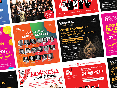 Social Media Pack 01 bandung choir choral colorful design facebook indonesia instagram layout sing social media