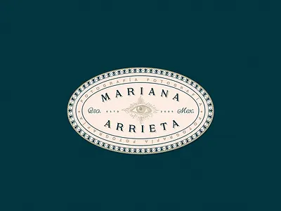 Mariana Arrieta Photography Logo antique branding graphic design logo magic vintage visual identity