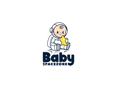 Baby Spacezone 2022 3d animation anshal ahmed app baby logo baby space logo blue logo branding creative logo design graphic design icon illustration logo logo design minimalistic logo motion graphics space logo ui