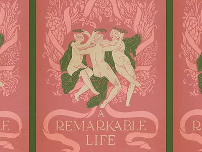 "A Remarkable Life" Illustration book cover design editorial illustration feminism illustration muses procreate vintage
