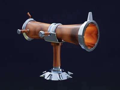 Stylized Cannon 3d design game stylized web