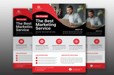 Corporate Flyer / Business Flyer annual report bi fold brochure design business flyer catalogue design company profile corporate flyer flyer design graphic design magazine proposal tri fold