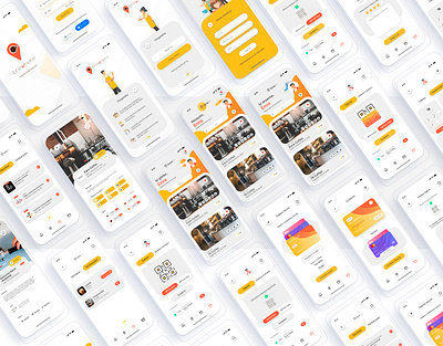 Brewhere Coffee App Design Concept app branding design logo typography ui ux