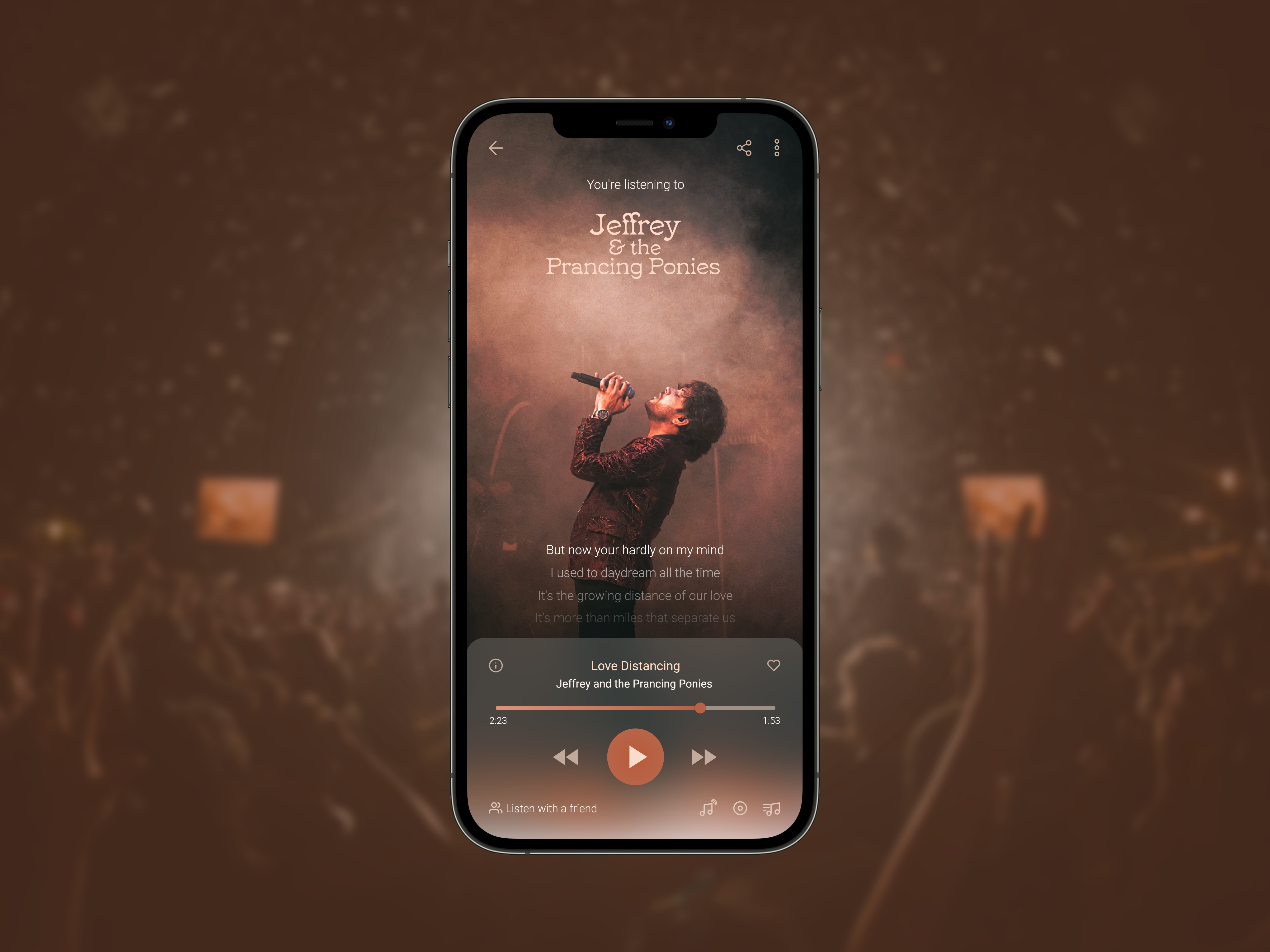 Example of Music Player app