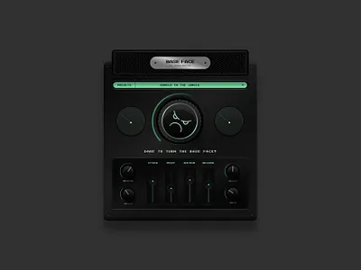 BASE FACE Audio Plugin Interface Design for Soda Music ableton audio audio plugin interface music software techno ui design vst