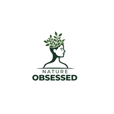 Nature Obsessed Logo Project animal branding creative logo cute logo design graphic design head tree logo illustration logo nature brain logo nature head logo nature obsessed logo ui vector