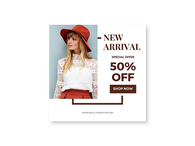 New Arrival Instagram Template business fashion ig instagram new arrival social social media template woman