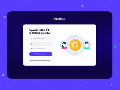 GitHub Login Ui blockchain blue clean clean ui crypto design github github login github redesign indian design studio indian designer indianpix login login ui minimal login screen sanket sign in top indian uiux designer ui