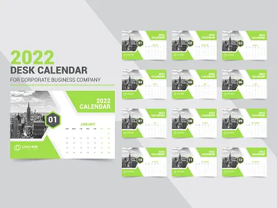 2022 Desk Calendar Design Template Download. 2022 calendar 2022 desk calendar business calendar calendar design company corporate desk desk calendar graphic design happy new year illustration logo monthly planner print table wall week year