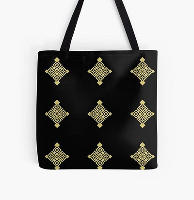 ethiopian cross art design Tote Bag deluxe art branding design ethiopian art ethiopian religious art ethiopian traditional art graphic design icon illustration illustrator logo nahom shiferaw typography vector