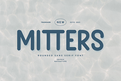 Mitters - Sans Serif Font branding design font fonts logo logo type typography ui