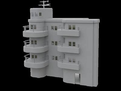 Architectural House (Bauhaus) 3D Mod