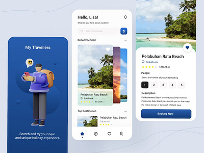 Travel Apps ~ app branding design inspiration mobile apps simple design travel apps ui uiux userinterface ux