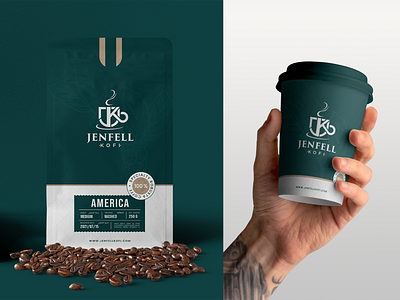 Jenfell Kofi Packaging animation bottle box branding brandingvisual identity coffee coffee packaging design drink packaging graphic design illustration logo packaging design pouch design print design ui ux vector