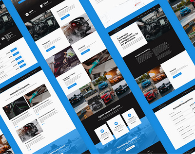 Auto Detailing Website auto detailing automotive car detailing design detailers detailing products landing page typography uiuiux ux website website design