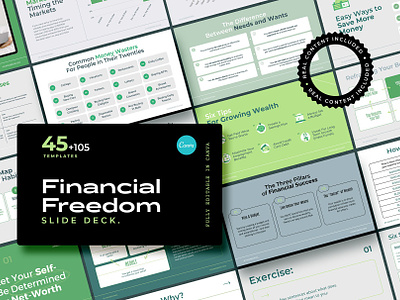 Financial Freedom Slide Deck CANVA