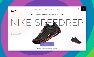 Shoe E-commerce Site Glance